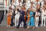 Den Haag 10 augustus 2021
Koning Willem Alexander en Koningin Maxima ontvangen op paleis noordeinde alle medaillewinnaars van de Olympische spelen in Tokyo. oa Sifan Hassan Harrie Lavreysen  Kiran Badloe Annemiek v d Vleuten Niek Kimmann Shanne Braspennincx Abdi Nageeye Jeffrey Hoogland Gabriella Schloesser Steve Wijler Arno Kamminga Sharon v Rouwendaal Tom Dumoulin Anouk Vetter Femke Bol Nouchka Fontijn Merel Smulders Sanne v Dijke Maikel v d Vleuten Kirsten Wild Annemiek Bekkering Annette Duetz Emma Oosterwegel Marit Bouwmeester Anna v d Breggen Roy v d Berg , heren 4 roeien , dames 2 roeien, heren 4x 400m  en het nederlands dames hockeyteam .Ook chef de Mission Pieter v d Hoogenband is er natuurlijk bij .
