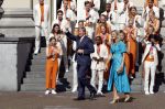 Den Haag 10 augustus 2021
Koning Willem Alexander en Koningin Maxima ontvangen op paleis noordeinde alle medaillewinnaars van de Olympische spelen in Tokyo. oa Sifan Hassan Harrie Lavreysen  Kiran Badloe Annemiek v d Vleuten Niek Kimmann Shanne Braspennincx Abdi Nageeye Jeffrey Hoogland Gabriella Schloesser Steve Wijler Arno Kamminga Sharon v Rouwendaal Tom Dumoulin Anouk Vetter Femke Bol Nouchka Fontijn Merel Smulders Sanne v Dijke Maikel v d Vleuten Kirsten Wild Annemiek Bekkering Annette Duetz Emma Oosterwegel Marit Bouwmeester Anna v d Breggen Roy v d Berg , heren 4 roeien , dames 2 roeien, heren 4x 400m  en het nederlands dames hockeyteam .Ook chef de Mission Pieter v d Hoogenband is er natuurlijk bij .