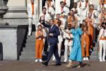 Den Haag 10 augustus 2021
Koning Willem Alexander en Koningin Maxima ontvangen op paleis noordeinde alle medaillewinnaars van de Olympische spelen in Tokyo. oa Sifan Hassan Harrie Lavreysen  Kiran Badloe Annemiek v d Vleuten Niek Kimmann Shanne Braspennincx Abdi Nageeye Jeffrey Hoogland Gabriella Schloesser Steve Wijler Arno Kamminga Sharon v Rouwendaal Tom Dumoulin Anouk Vetter Femke Bol Nouchka Fontijn Merel Smulders Sanne v Dijke Maikel v d Vleuten Kirsten Wild Annemiek Bekkering Annette Duetz Emma Oosterwegel Marit Bouwmeester Anna v d Breggen Roy v d Berg , heren 4 roeien , dames 2 roeien, heren 4x 400m  en het nederlands dames hockeyteam .Ook chef de Mission Pieter v d Hoogenband is er natuurlijk bij .