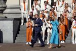 Den Haag 10 augustus 2021
Koning Willem Alexander en Koningin Maxima ontvangen op paleis noordeinde alle medaillewinnaars van de Olympische spelen in Tokyo. oa Sifan Hassan Harrie Lavreysen  Kiran Badloe Annemiek v d Vleuten Niek Kimmann Shanne Braspennincx Abdi Nageeye Jeffrey Hoogland Gabriella Schloesser Steve Wijler Arno Kamminga Sharon v Rouwendaal Tom Dumoulin Anouk Vetter Femke Bol Nouchka Fontijn Merel Smulders Sanne v Dijke Maikel v d Vleuten Kirsten Wild Annemiek Bekkering Annette Duetz Emma Oosterwegel Marit Bouwmeester Anna v d Breggen Roy v d Berg , heren 4 roeien , dames 2 roeien, heren 4x 400m  en het nederlands dames hockeyteam .Ook chef de Mission Pieter v d Hoogenband is er natuurlijk bij .