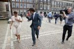 Den Haag 31 augustus 2021
Mark Rutte , Wopke Hoekstra Lillianne Ploumen Jesse Klaver Sigrid Kaag Gert Jan Segers en Rob Jetten op gesprek bij Mariette Hamer ivm vormen van nieuwe regering op het binnenhof. Lillianne Ploumen en  Jesse Klaver