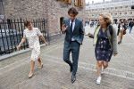 Den Haag 31 augustus 2021
Mark Rutte , Wopke Hoekstra Lillianne Ploumen Jesse Klaver Sigrid Kaag Gert Jan Segers en Rob Jetten op gesprek bij Mariette Hamer ivm vormen van nieuwe regering op het binnenhof. Lillianne Ploumen en  Jesse Klaver