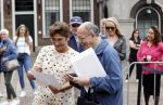 Den Haag 31 augustus 2021
Mark Rutte , Wopke Hoekstra Lillianne Ploumen Jesse Klaver Sigrid Kaag Gert Jan Segers en Rob Jetten op gesprek bij Mariette Hamer ivm vormen van nieuwe regering op het binnenhof. Lillianne Ploumen met haar oude leraar
