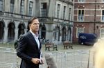 Den Haag 31 augustus 2021
Mark Rutte , Wopke Hoekstra Lillianne Ploumen Jesse Klaver Sigrid Kaag Gert Jan Segers en Rob Jetten op gesprek bij Mariette Hamer ivm vormen van nieuwe regering op het binnenhof.