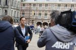 Den Haag 31 augustus 2021
Mark Rutte , Wopke Hoekstra Lillianne Ploumen Jesse Klaver Sigrid Kaag Gert Jan Segers en Rob Jetten op gesprek bij Mariette Hamer ivm vormen van nieuwe regering op het binnenhof.
