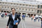Den Haag 31 augustus 2021
Mark Rutte , Wopke Hoekstra Lillianne Ploumen Jesse Klaver Sigrid Kaag Gert Jan Segers en Rob Jetten op gesprek bij Mariette Hamer ivm vormen van nieuwe regering op het binnenhof.