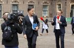 Den Haag 31 augustus 2021
Mark Rutte , Wopke Hoekstra Lillianne Ploumen Jesse Klaver Sigrid Kaag Gert Jan Segers en Rob Jetten op gesprek bij Mariette Hamer ivm vormen van nieuwe regering op het binnenhof. Mark en Jair Ferwerda