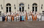 Den Haag 10 augustus 2021
Koning Willem Alexander en Koningin Maxima ontvangen op paleis noordeinde alle medaillewinnaars van de Olympische spelen in Tokyo. oa Sifan Hassan Harrie Lavreysen  Kiran Badloe Annemiek v d Vleuten Niek Kimmann Shanne Braspennincx Abdi Nageeye Jeffrey Hoogland Gabriella Schloesser Steve Wijler Arno Kamminga Sharon v Rouwendaal Tom Dumoulin Anouk Vetter Femke Bol Nouchka Fontijn Merel Smulders Sanne v Dijke Maikel v d Vleuten Kirsten Wild Annemiek Bekkering Annette Duetz Emma Oosterwegel Marit Bouwmeester Anna v d Breggen Roy v d Berg , heren 4 roeien , dames 2 roeien, heren 4x 400m  en het nederlands dames hockeyteam .Ook chef de Mission Pieter v d Hoogenband is er natuurlijk bij .
