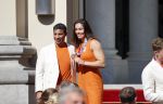 Den Haag 10 augustus 2021
Koning Willem Alexander en Koningin Maxima ontvangen op paleis noordeinde alle medaillewinnaars van de Olympische spelen in Tokyo. oa Sifan Hassan Harrie Lavreysen  Kiran Badloe Annemiek v d Vleuten Niek Kimmann Shanne Braspennincx Abdi Nageeye Jeffrey Hoogland Gabriella Schloesser Steve Wijler Arno Kamminga Sharon v Rouwendaal Tom Dumoulin Anouk Vetter Femke Bol Nouchka Fontijn Merel Smulders Sanne v Dijke Maikel v d Vleuten Kirsten Wild Annemiek Bekkering Annette Duetz Emma Oosterwegel Marit Bouwmeester Anna v d Breggen Roy v d Berg , heren 4 roeien , dames 2 roeien, heren 4x 400m  en het nederlands dames hockeyteam .Ook chef de Mission Pieter v d Hoogenband is er natuurlijk bij .