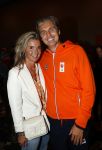 Schiphol 9 augustus 2021
Pieter v d Hoogenband met zijn vrouw Marie Jose bij aankomst op schiphol.