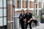 Amsterdam 26 augustus 2021
Prins Bernhard en Prinses Annette  op straat in het centrum van Amsterdam.