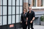 Amsterdam 26 augustus 2021
Prins Bernhard en Prinses Annette  op straat in het centrum van Amsterdam.