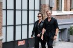 Amsterdam 26 augustus 2021
Prins Bernhard en Prinses Annette  op straat in het centrum van Amsterdam.