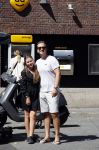 Amsterdam 15 augustus 2021 
Quincy Schellevis met zijn dochter Bobby en hun Biro