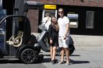 Amsterdam 15 augustus 2021 
Quincy Schellevis met zijn dochter Bobby en hun Biro