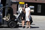 Amsterdam 15 augustus 2021 
Quincy Schellevis met zijn dochter Bobby en hun Biro