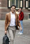 Den Haag 31 augustus 2021
Mark Rutte , Wopke Hoekstra Lillianne Ploumen Jesse Klaver Sigrid Kaag Gert Jan Segers en Rob Jetten op gesprek bij Mariette Hamer ivm vormen van nieuwe regering op het binnenhof.