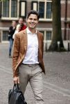 Den Haag 31 augustus 2021
Mark Rutte , Wopke Hoekstra Lillianne Ploumen Jesse Klaver Sigrid Kaag Gert Jan Segers en Rob Jetten op gesprek bij Mariette Hamer ivm vormen van nieuwe regering op het binnenhof.