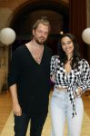 Amsterdam 25 augustus 2021
Expositie met Prinses Eloise in de Beurs v Berlage. Het is een event van Magnum ijs. Romy Monteiro met vriend Jasper Suyk