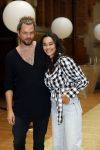 Amsterdam 25 augustus 2021
Expositie met Prinses Eloise in de Beurs v Berlage. Het is een event van Magnum ijs. Romy Monteiro met vriend Jasper Suyk