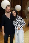 Amsterdam 25 augustus 2021
Expositie met Prinses Eloise in de Beurs v Berlage. Het is een event van Magnum ijs. Romy Monteiro met vriend Jasper Suyk
