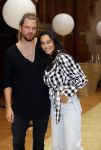 Amsterdam 25 augustus 2021
Expositie met Prinses Eloise in de Beurs v Berlage. Het is een event van Magnum ijs. Romy Monteiro met vriend Jasper Suyk