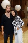 Amsterdam 25 augustus 2021
Expositie met Prinses Eloise in de Beurs v Berlage. Het is een event van Magnum ijs. Romy Monteiro met vriend Jasper Suyk