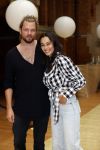 Amsterdam 25 augustus 2021
Expositie met Prinses Eloise in de Beurs v Berlage. Het is een event van Magnum ijs. Romy Monteiro met vriend Jasper Suyk