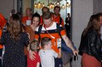 Schiphol 9 augustus 2021
Aankomst olympische sporters op schiphol in hotel Hilton. Roy v d Berg met vrouw en kinderen