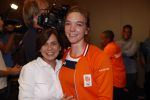 Schiphol 9 augustus 2021
Aankomst olympische sporters op schiphol in hotel Hilton. Shanne Braspennincx werd opgehaald door haar moeder zus en broer