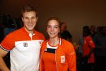 Schiphol 9 augustus 2021
Aankomst olympische sporters op schiphol in hotel Hilton. Shanne Braspennincx met vriend Jeffrey Hoogland