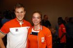 Schiphol 9 augustus 2021
Aankomst olympische sporters op schiphol in hotel Hilton. Shanne Braspennincx met vriend Jeffrey Hoogland