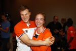 Schiphol 9 augustus 2021
Aankomst olympische sporters op schiphol in hotel Hilton. Shanne Braspennincx met vriend Jeffrey Hoogland