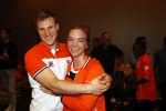 Schiphol 9 augustus 2021
Aankomst olympische sporters op schiphol in hotel Hilton. Shanne Braspennincx met vriend Jeffrey Hoogland
