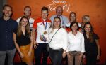 Schiphol 9 augustus 2021
Aankomst olympische sporters op schiphol in hotel Hilton. Shanne Braspennincx met vriend Jeffrey Hoogland en familie