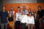 Schiphol 9 augustus 2021
Aankomst olympische sporters op schiphol in hotel Hilton. Shanne Braspennincx met vriend Jeffrey Hoogland en familie