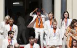 Den Haag 10 augustus 2021
Koning Willem Alexander en Koningin Maxima ontvangen op paleis noordeinde alle medaillewinnaars van de Olympische spelen in Tokyo. oa Sifan Hassan Harrie Lavreysen  Kiran Badloe Annemiek v d Vleuten Niek Kimmann Shanne Braspennincx Abdi Nageeye Jeffrey Hoogland Gabriella Schloesser Steve Wijler Arno Kamminga Sharon v Rouwendaal Tom Dumoulin Anouk Vetter Femke Bol Nouchka Fontijn Merel Smulders Sanne v Dijke Maikel v d Vleuten Kirsten Wild Annemiek Bekkering Annette Duetz Emma Oosterwegel Marit Bouwmeester Anna v d Breggen Roy v d Berg , heren 4 roeien , dames 2 roeien, heren 4x 400m  en het nederlands dames hockeyteam .Ook chef de Mission Pieter v d Hoogenband is er natuurlijk bij .