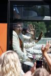 Den Haag 10 augustus 2021
De olympische sporters die een medaille hebben gewonnen op de olympische spelen van Tokyo worden geeerd door oa Mark Rutte en Minister Stef Blok. De huldiging vint plaats in het sportcentrum in het zuiderpark.
Aanwezig oa  Sifan Hassan Harrie Lavreysen  Kiran Badloe Annemiek v d Vleuten Niek Kimmann Shanne Braspennincx Abdi Nageeye Jeffrey Hoogland Gabriella Schloesser Steve Wijler Arno Kamminga Sharon v Rouwendaal Tom Dumoulin Anouk Vetter Femke Bol Nouchka Fontijn Merel Smulders Sanne v Dijke Maikel v d Vleuten Kirsten Wild Annemiek Bekkering Annette Duetz Emma Oosterwegel Marit Bouwmeester Anna v d Breggen Roy v d Berg , heren 4 roeien , dames 2 roeien, heren 4x 400m  en het nederlands dames hockeyteam .Ook chef de Mission Pieter v d Hoogenband is er natuurlijk bij .