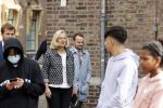Den Haag 31 augustus 2021
Mark Rutte , Wopke Hoekstra Lillianne Ploumen Jesse Klaver Sigrid Kaag Gert Jan Segers en Rob Jetten op gesprek bij Mariette Hamer ivm vormen van nieuwe regering op het binnenhof.