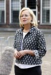 Den Haag 31 augustus 2021
Mark Rutte , Wopke Hoekstra Lillianne Ploumen Jesse Klaver Sigrid Kaag Gert Jan Segers en Rob Jetten op gesprek bij Mariette Hamer ivm vormen van nieuwe regering op het binnenhof.