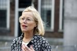 Den Haag 31 augustus 2021
Mark Rutte , Wopke Hoekstra Lillianne Ploumen Jesse Klaver Sigrid Kaag Gert Jan Segers en Rob Jetten op gesprek bij Mariette Hamer ivm vormen van nieuwe regering op het binnenhof.
