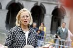 Den Haag 31 augustus 2021
Mark Rutte , Wopke Hoekstra Lillianne Ploumen Jesse Klaver Sigrid Kaag Gert Jan Segers en Rob Jetten op gesprek bij Mariette Hamer ivm vormen van nieuwe regering op het binnenhof.