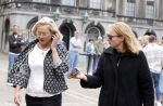 Den Haag 31 augustus 2021
Mark Rutte , Wopke Hoekstra Lillianne Ploumen Jesse Klaver Sigrid Kaag Gert Jan Segers en Rob Jetten op gesprek bij Mariette Hamer ivm vormen van nieuwe regering op het binnenhof.