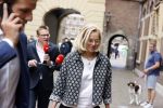 Den Haag 31 augustus 2021
Mark Rutte , Wopke Hoekstra Lillianne Ploumen Jesse Klaver Sigrid Kaag Gert Jan Segers en Rob Jetten op gesprek bij Mariette Hamer ivm vormen van nieuwe regering op het binnenhof.