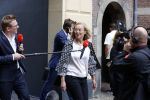 Den Haag 31 augustus 2021
Mark Rutte , Wopke Hoekstra Lillianne Ploumen Jesse Klaver Sigrid Kaag Gert Jan Segers en Rob Jetten op gesprek bij Mariette Hamer ivm vormen van nieuwe regering op het binnenhof. Sigrid Kaag en Jair Ferwerda