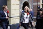 Den Haag 31 augustus 2021
Mark Rutte , Wopke Hoekstra Lillianne Ploumen Jesse Klaver Sigrid Kaag Gert Jan Segers en Rob Jetten op gesprek bij Mariette Hamer ivm vormen van nieuwe regering op het binnenhof. Sigrid Kaag en Jair Ferwerda