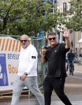Amsterdam 28 augustus 2021
Wolter Kroes met goede Richard wandelend door Amsterdam.