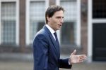 Den Haag 31 augustus 2021
Mark Rutte , Wopke Hoekstra Lillianne Ploumen Jesse Klaver Sigrid Kaag Gert Jan Segers en Rob Jetten op gesprek bij Mariette Hamer ivm vormen van nieuwe regering op het binnenhof.
