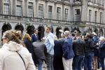 Den Haag 31 augustus 2021
Mark Rutte , Wopke Hoekstra Lillianne Ploumen Jesse Klaver Sigrid Kaag Gert Jan Segers en Rob Jetten op gesprek bij Mariette Hamer ivm vormen van nieuwe regering op het binnenhof.