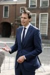 Den Haag 31 augustus 2021
Mark Rutte , Wopke Hoekstra Lillianne Ploumen Jesse Klaver Sigrid Kaag Gert Jan Segers en Rob Jetten op gesprek bij Mariette Hamer ivm vormen van nieuwe regering op het binnenhof.